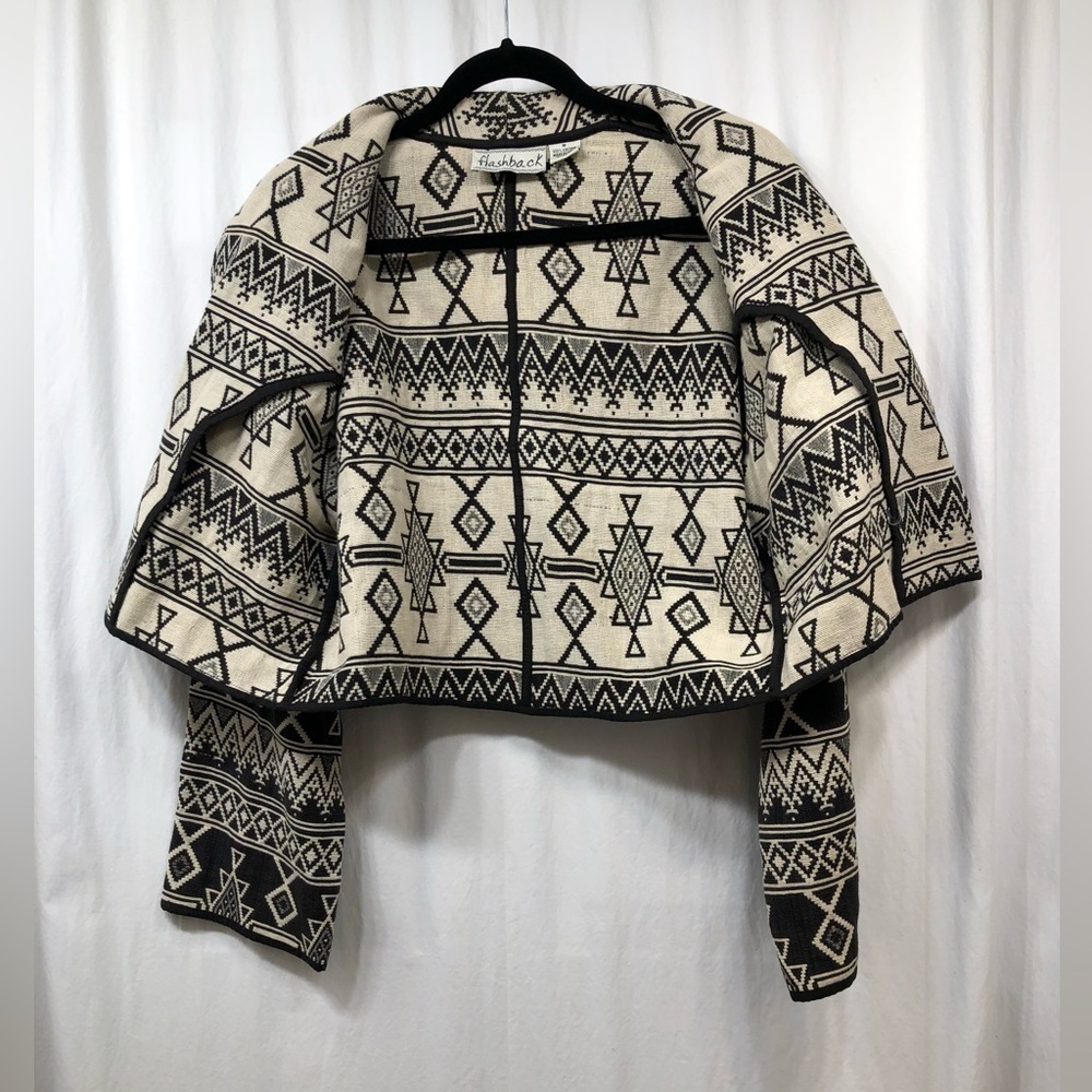 Vintage 90s Tapestry Flashback Aztec Southwestern… - image 8